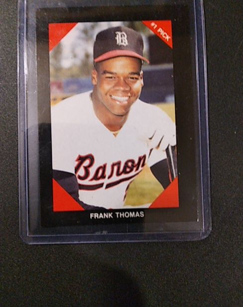 1990 Best Cards #318 Frank Thomas #1 Pick Barons — front