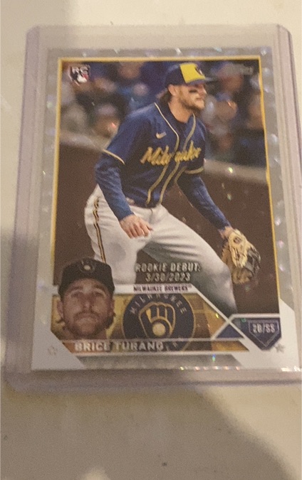 2023 Topps Update Rookie Debut #US101 Brice Turang — front