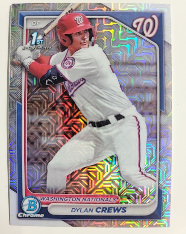 2024 Bowman Chrome Prospects #BCP-23 Dylan Crews — front