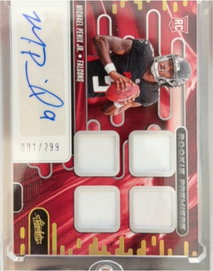 2024 Panini Absolute Rookie Premiere #RPMA-MPJ Michael Penix Jr. — front