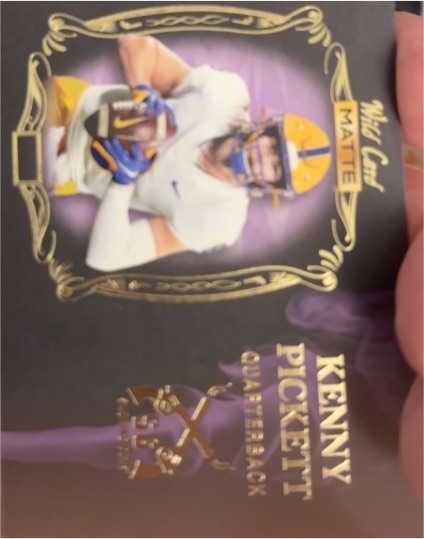 2022 Wild Card Matte #SG-9 Kenny Pickett Smoking Guns — front