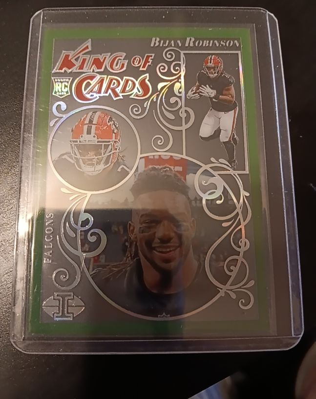 2023 Panini Illusions #15 Bijan Robinson King of Cards — front