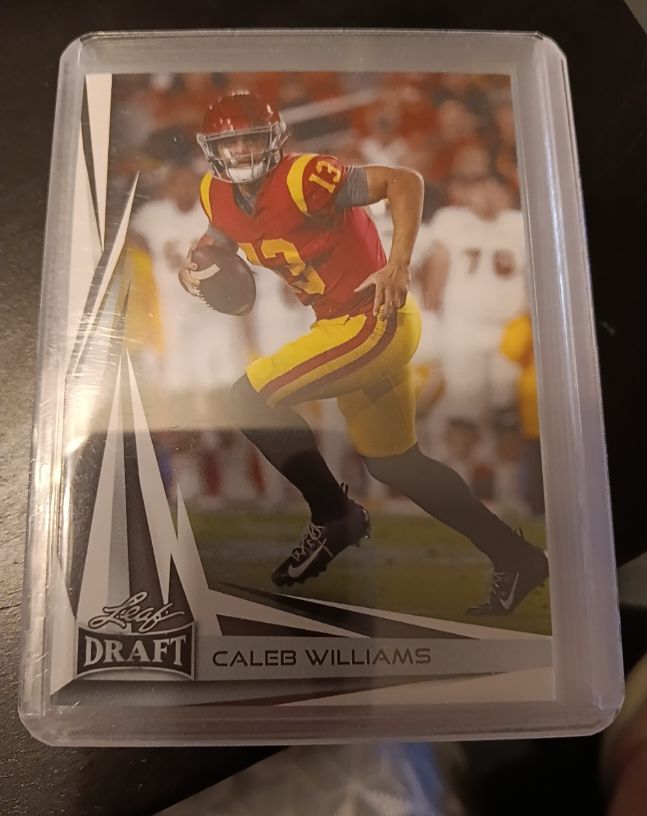 2023 Leaf Draft V2 #B2-2 Caleb Williams — front