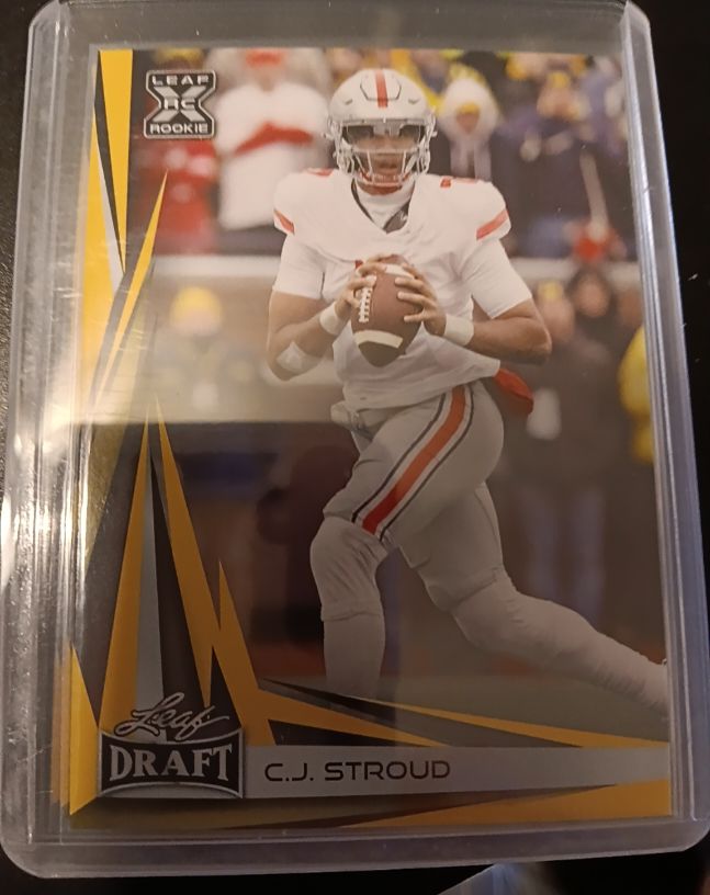 2023 Leaf Draft #B2-8 C.J. Stroud — front
