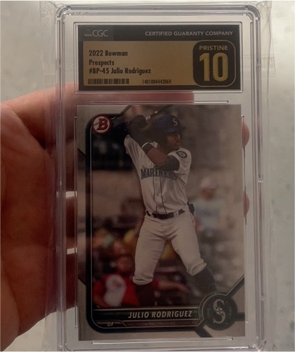 2022 Bowman Paper Prospects #BP-45 Julio Rodriguez — front