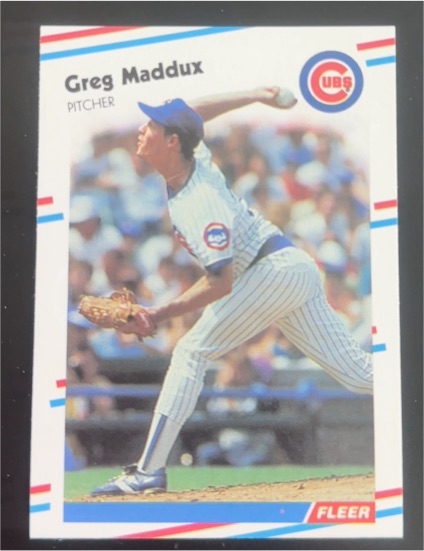 1988 Fleer #423 Greg Maddux — front