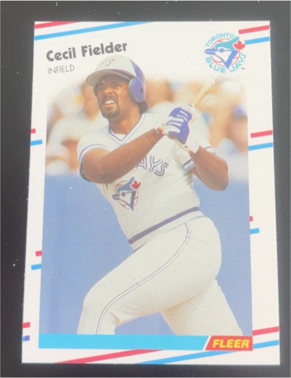 1988 Fleer #110 Cecil Fielder — front