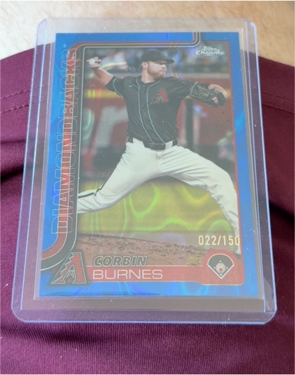 2025 Topps Chrome #17 Corbin Burnes — front