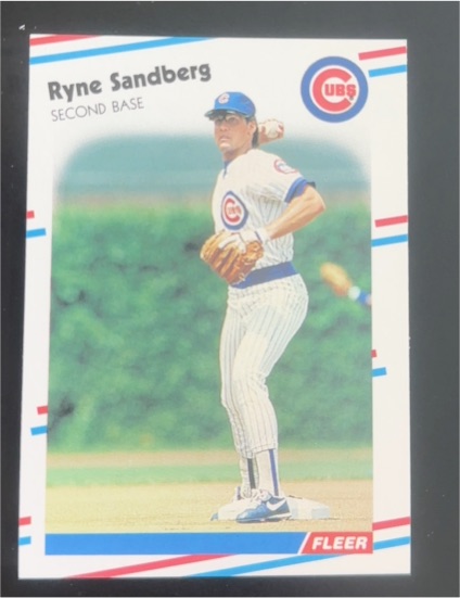 1988 Fleer #431 Ryne Sandberg — front