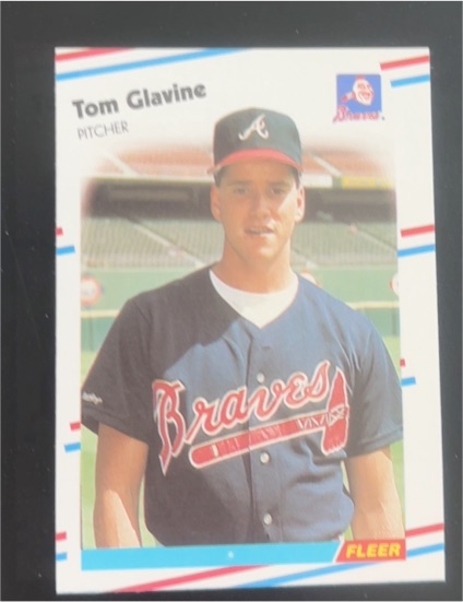 1988 Fleer #539 Tom Glavine — front