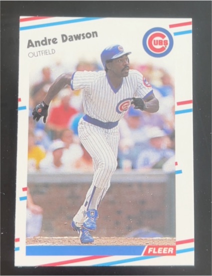 1988 Fleer #415 Andre Dawson — front