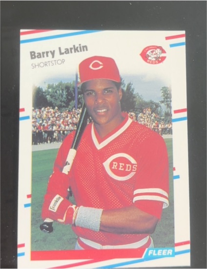 1988 Fleer #239 Barry Larkin — front