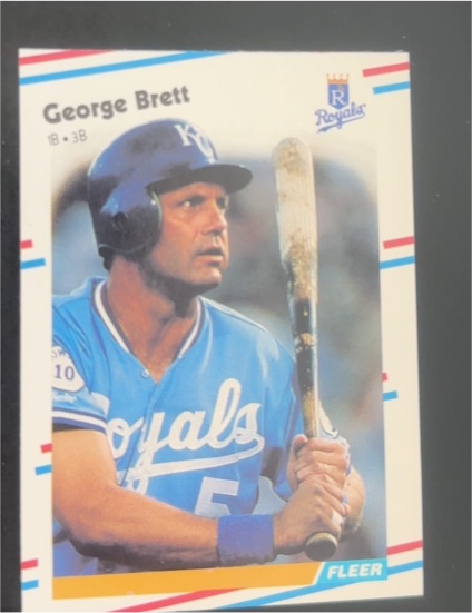 1988 Fleer #254 George Brett — front
