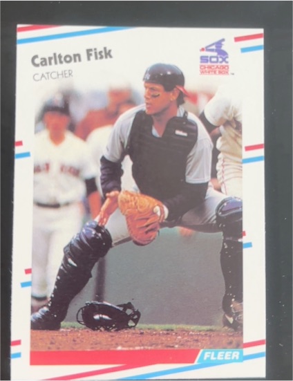 1988 Fleer #397 Carlton Fisk — front