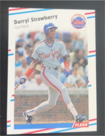 1988 Fleer #151 Darryl Strawberry — front