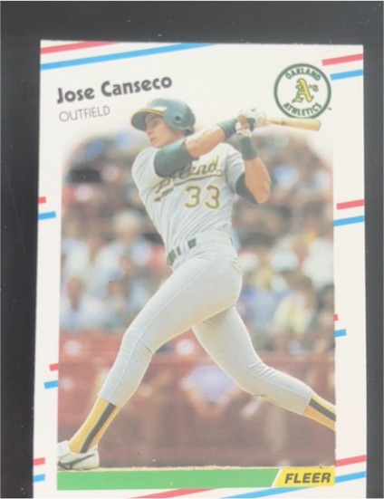1988 Fleer #276 Jose Canseco — front