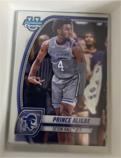2024 Bowman Chrome University #82 Prince Aligbe — front