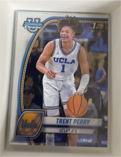 2024-25 Bowman University Chrome #67 Trent Perry — front