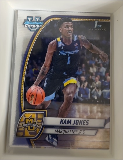 2024-25 Bowman University Chrome #39 Kam Jones — front