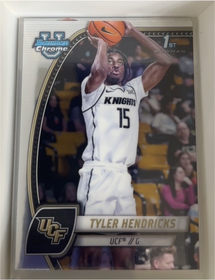 2024 Bowman Chrome University #68 Tyler Hendricks — front