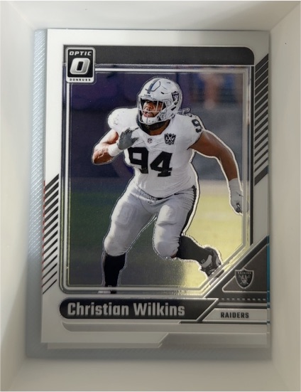 2024 Panini Donruss Optic #104 Christian Wilkins — front