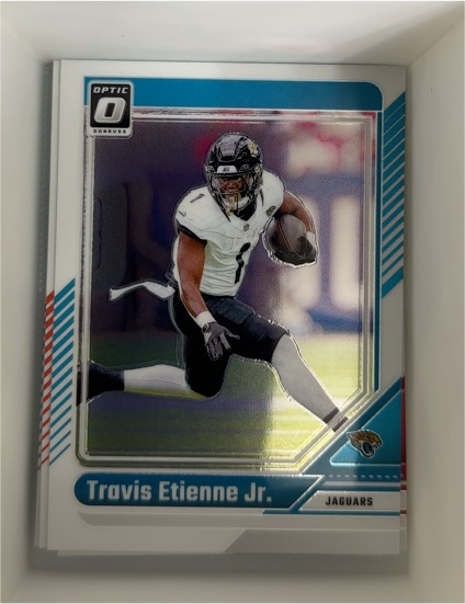 2024 Panini Donruss Optic #89 Travis Etienne Jr. — front