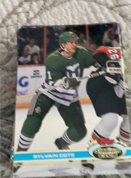1991-92 Stadium Club #183 Sylvain Cote Washington Capitals Hockey Card — front