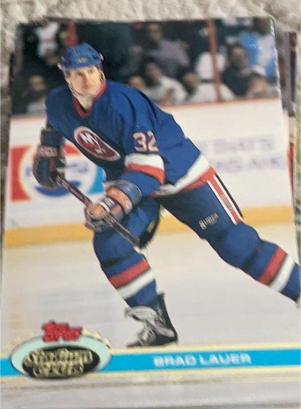 1991-92 Topps Stadium Club #142 Brad Lauer — front