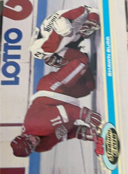 1991-92 Topps Stadium Club #101 Shawn Burr — front
