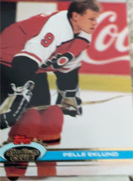 1991-92 Topps Stadium Club #182 Pelle Eklund — front