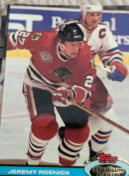 1991-92 Topps Stadium Club #46b Jeremy Roenick — front