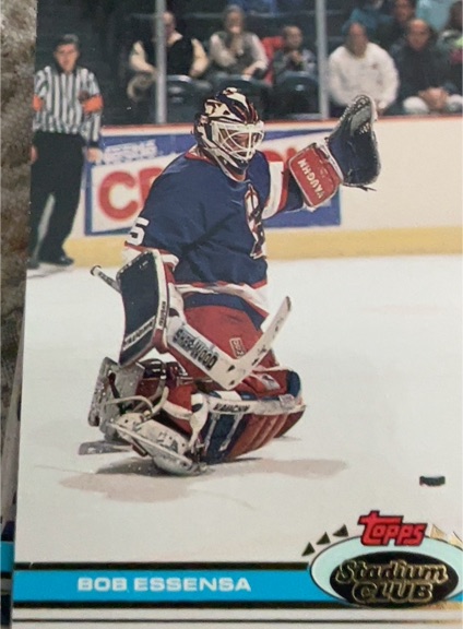 1991-92 Topps Stadium Club #152 Bob Essensa — front