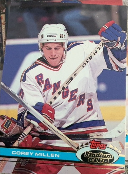 1991-92 Topps Stadium Club #71 Corey Millen — front