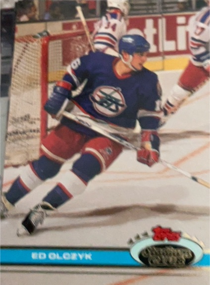 1991-92 Topps Stadium Club #57 Ed Olczyk — front