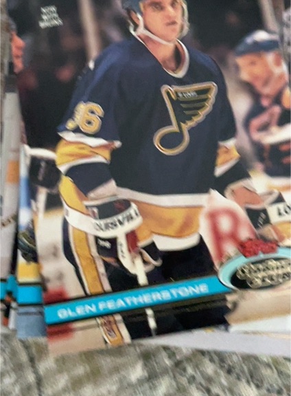 1993-94 Topps Stadium Club # Glen Featherstone — front