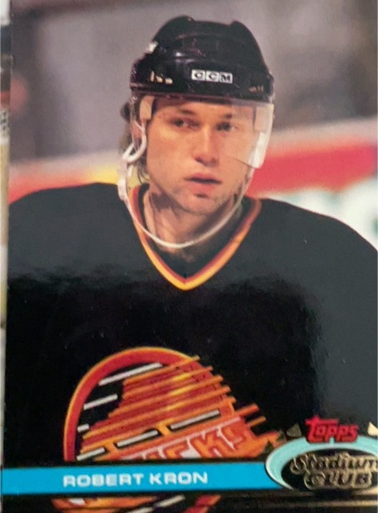 1991-92 Topps Stadium Club #240 Robert Kron — front