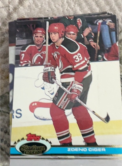 1991-92 Topps Stadium Club #379 Zdeno Ciger — front