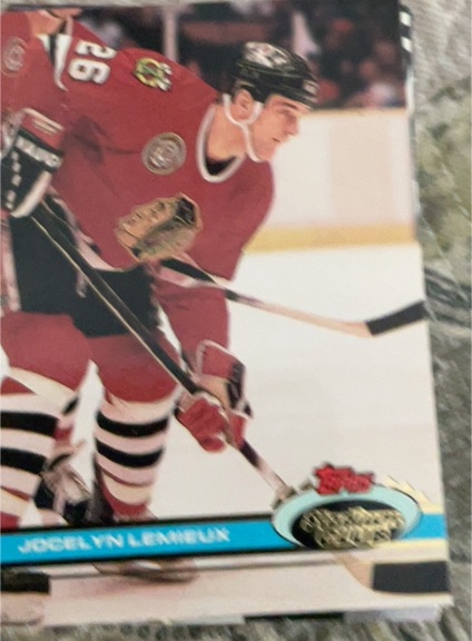 1991-92 Stadium Club #356 Jocelyn Lemieux — front