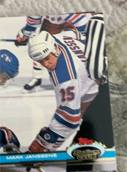 1991-92 Topps Stadium Club #113 Mark Janssens — front