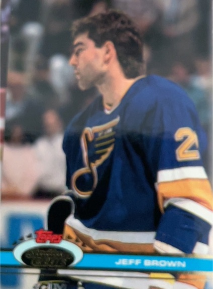 1991-92 Topps Stadium Club #148 Jeff Brown — front
