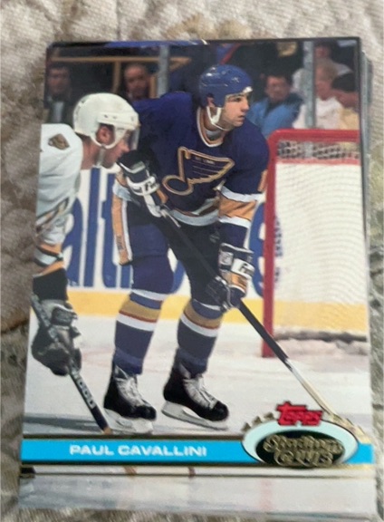 1991-92 Topps Stadium Club #48 Paul Cavallini — front
