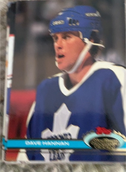 1990-91 Topps Stadium Club #220 Dave Hannan — front