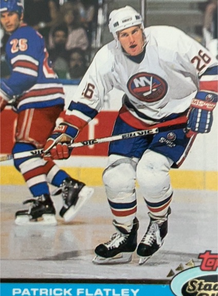 1992-93 Topps #313 Patrick Flatley — front