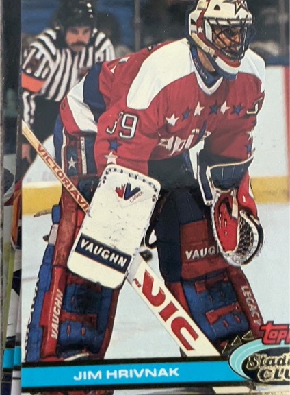 1991-92 Topps Stadium Club #264A Jim Hrivnak — front