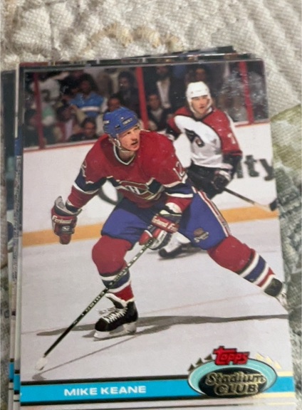 1991 Topps Stadium Club Mike Keane — front