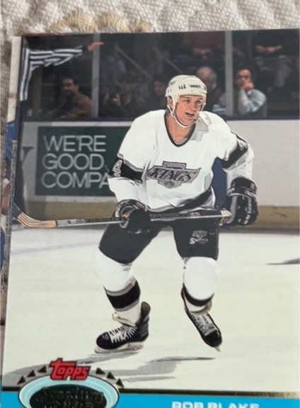 1991-92 Topps Stadium Club #348 Rob Blake — front
