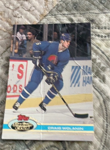 1991-92 Topps Stadium Club #4 Craig Wolanin — front