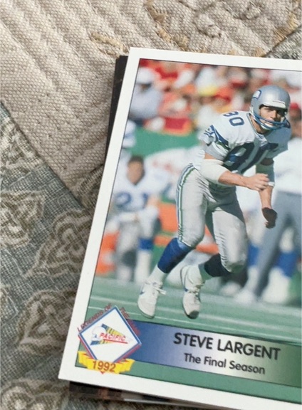 1992 Pacific Legends Of The Game #4 Steve Largent — front