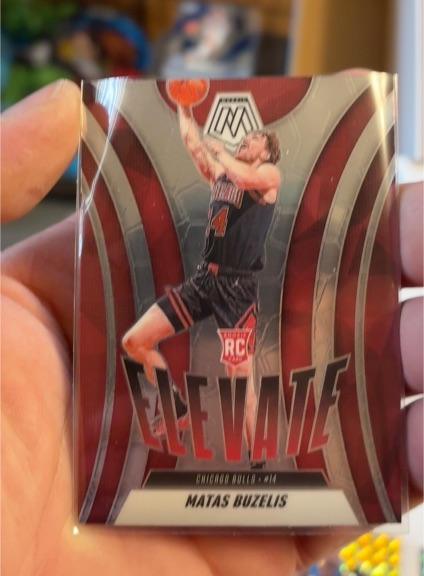 2024-25 Panini Mosaic #14 Matas Buzelis — front