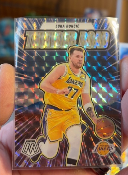 2024-25 Panini Mosaic Thunder Road #1 Luka Dončić — front